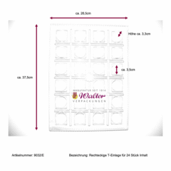 Alternative view of Großer Adventskalender für 24 Pralinen mit Motiv Weihnachtsbäckerei (Kopie)