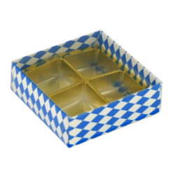 Alternative view of Klarsichtverpackung für 4 Pralinen mit Blister-Einsatz