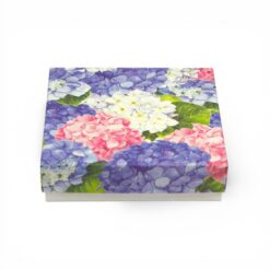 Premium-Geschenkbox Hortensienmotiv - Pralinenschachtel - verschiedene Größen