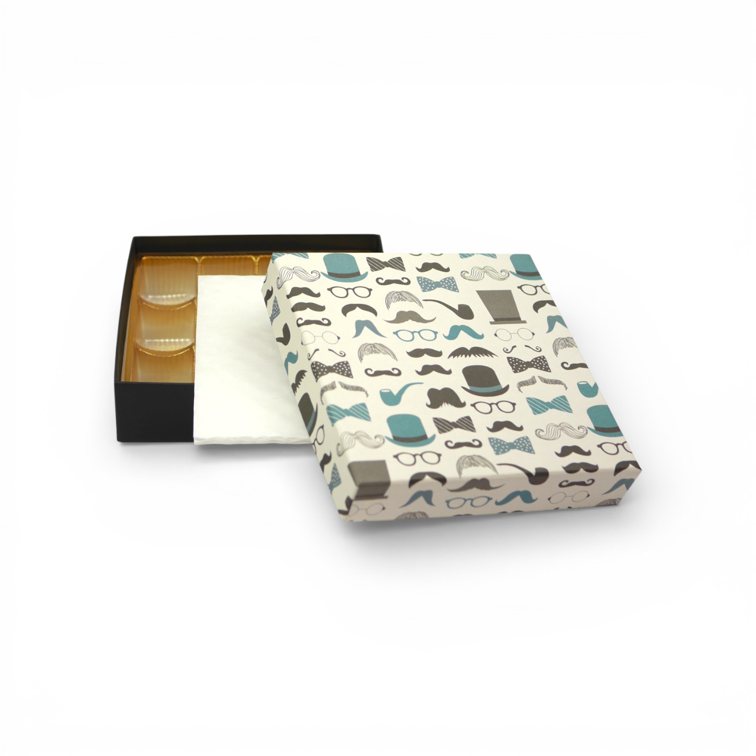 Premium-Geschenkbox Herrenmotiv - Pralinenschachtel - verschiedene Größen – Bild 2