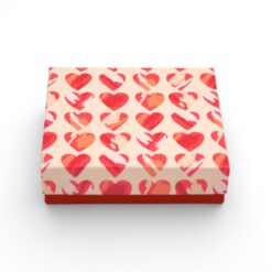 Premium-Geschenkbox Herzmotiv- Pralinenschachtel - verschiedene Größen