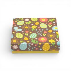 Premium-Geschenkbox Ostermotiv Blumen - Pralinenschachtel - verschiedene Größen