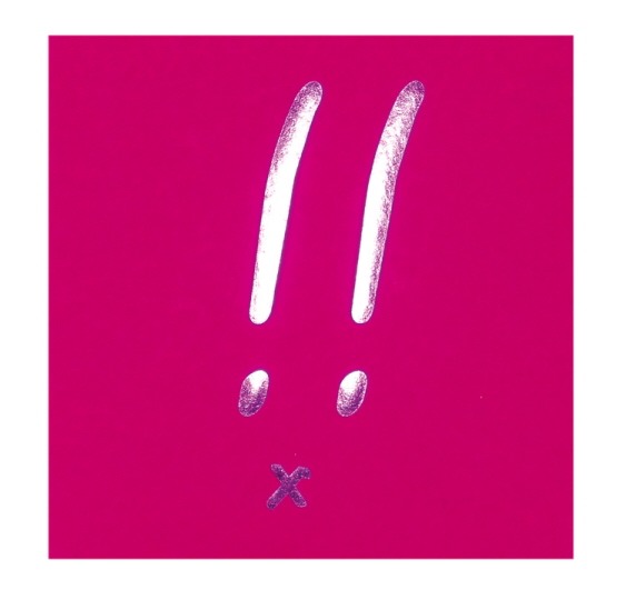 Pralinenschachtel mit Prägung "Hase" auf farbigem Papier für 4 Trüffel oder Pralinen – Bild 4